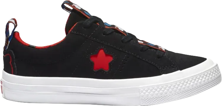 Converse Hello Kitty x One Star Low Top GS Black Sneakers, black