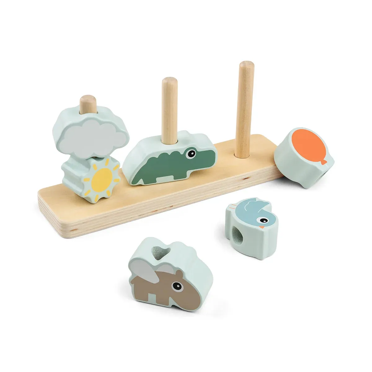 Done by Deer, Wooden Stacking Toy