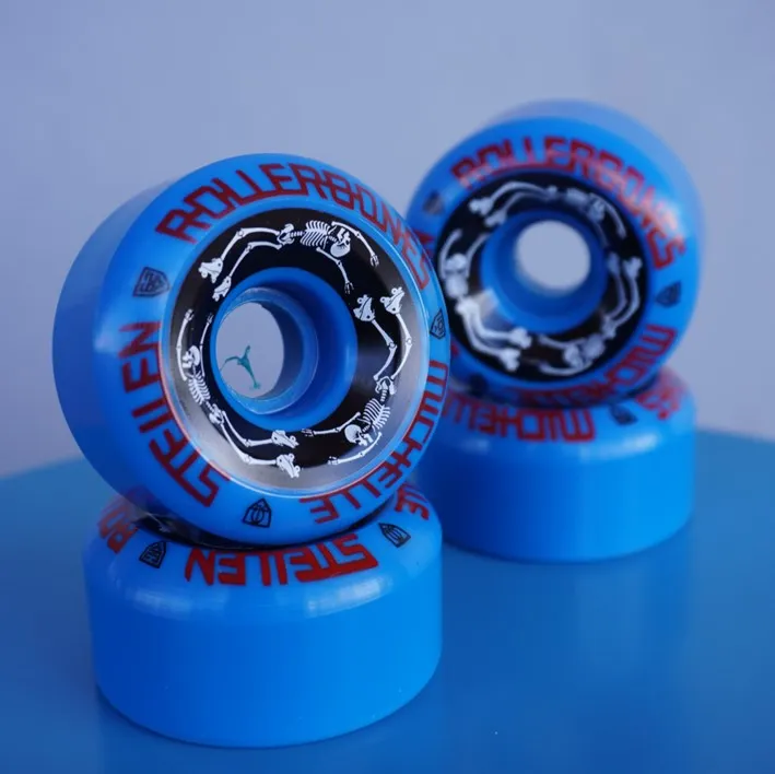 Estro Jen Rollerbones Blue Bowl Bomber Wheels 101A - 4 pack *Last One*