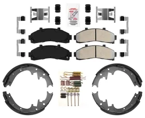 For Ford Ranger 4x4 4 Wheel Drive 1998-2002 Disc Brake Pads 10' Rear Brake Shoe