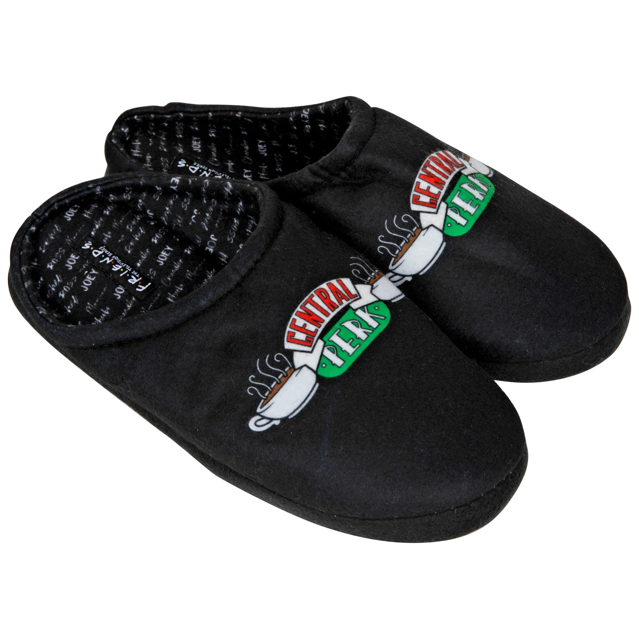 Friends Central Perk Logo Men's Scuff House Slippers