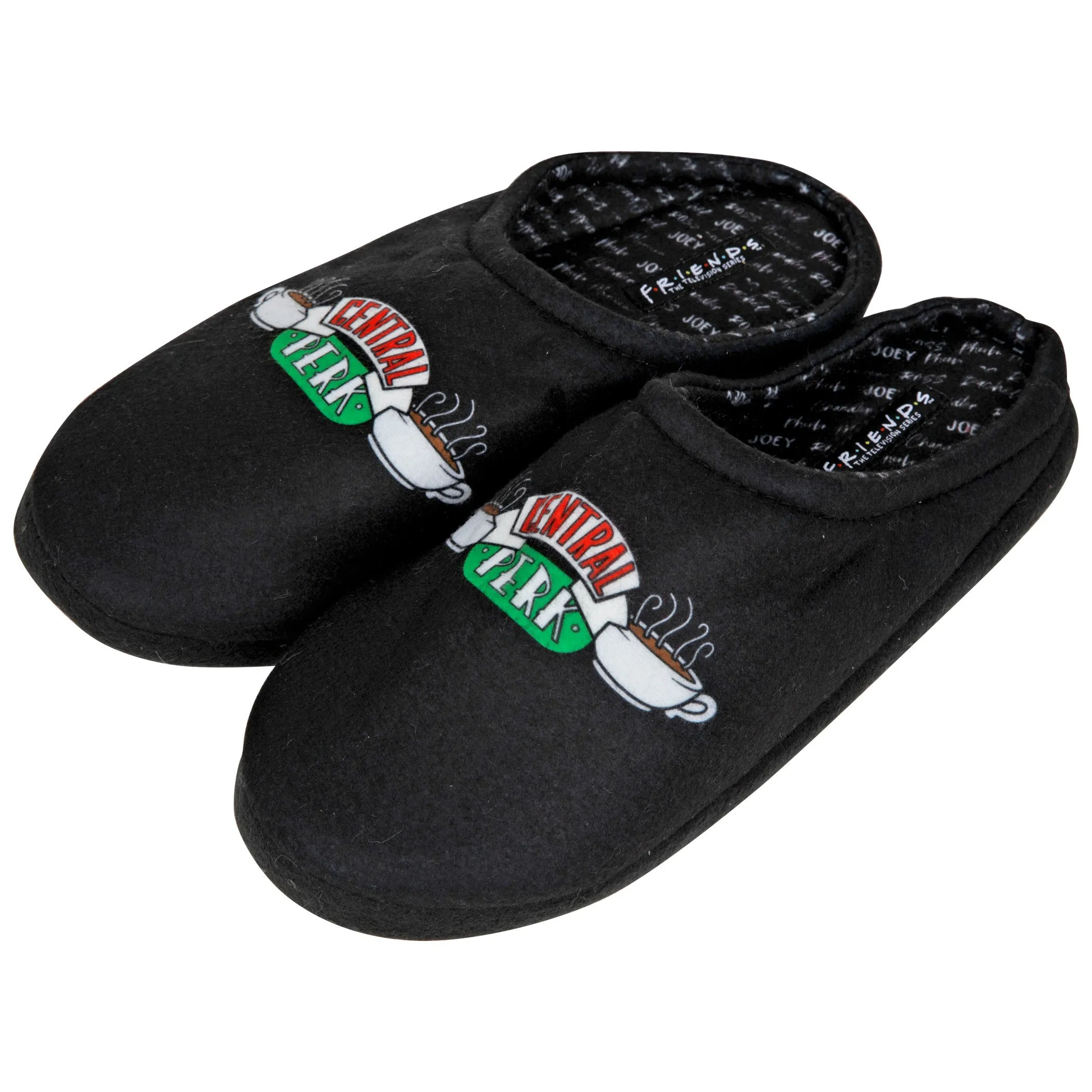 Friends Central Perk Logo Men's Scuff House Slippers