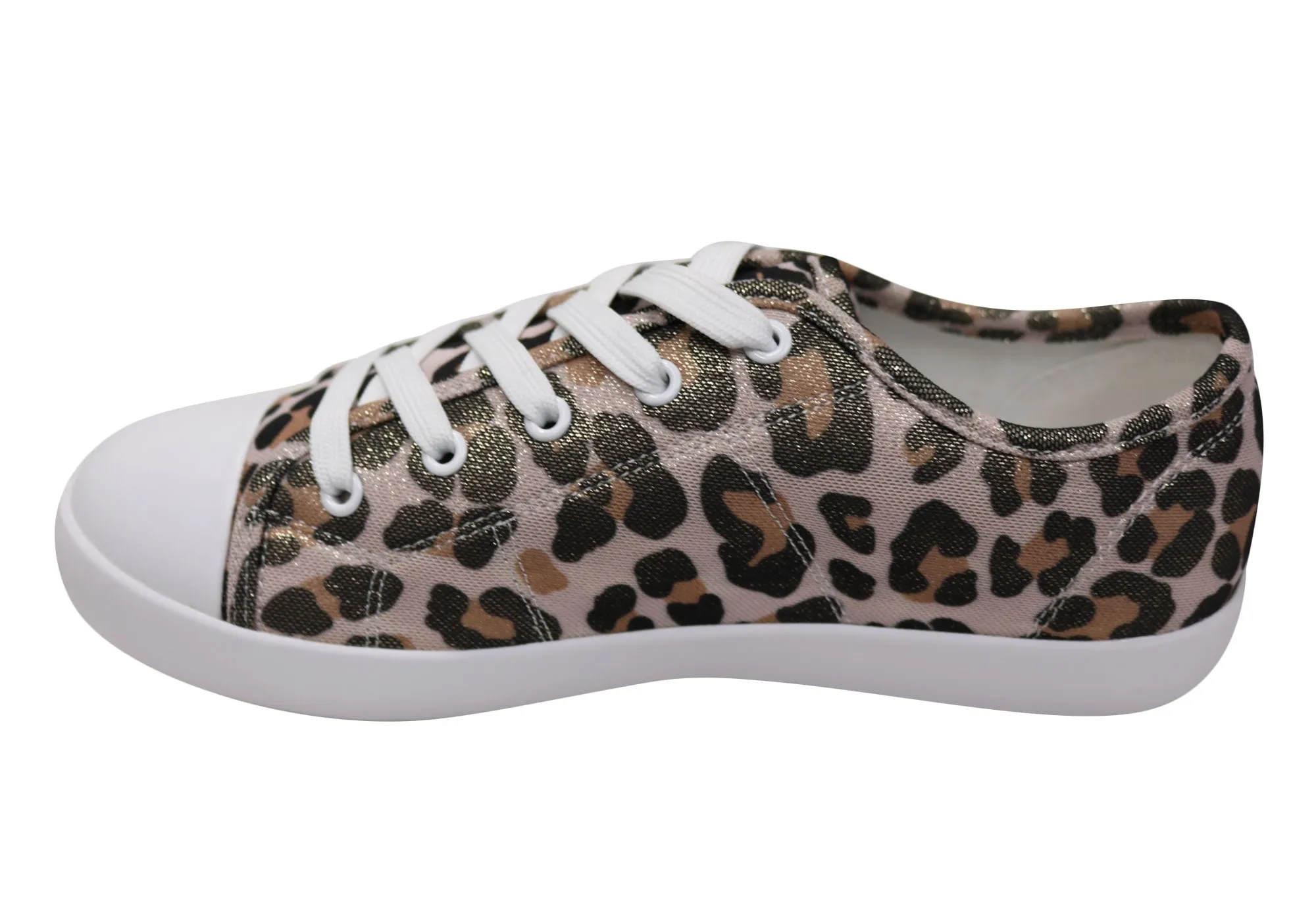 Holster Piper Womens Comfortable Canvas Lace Up Casual Shoes
