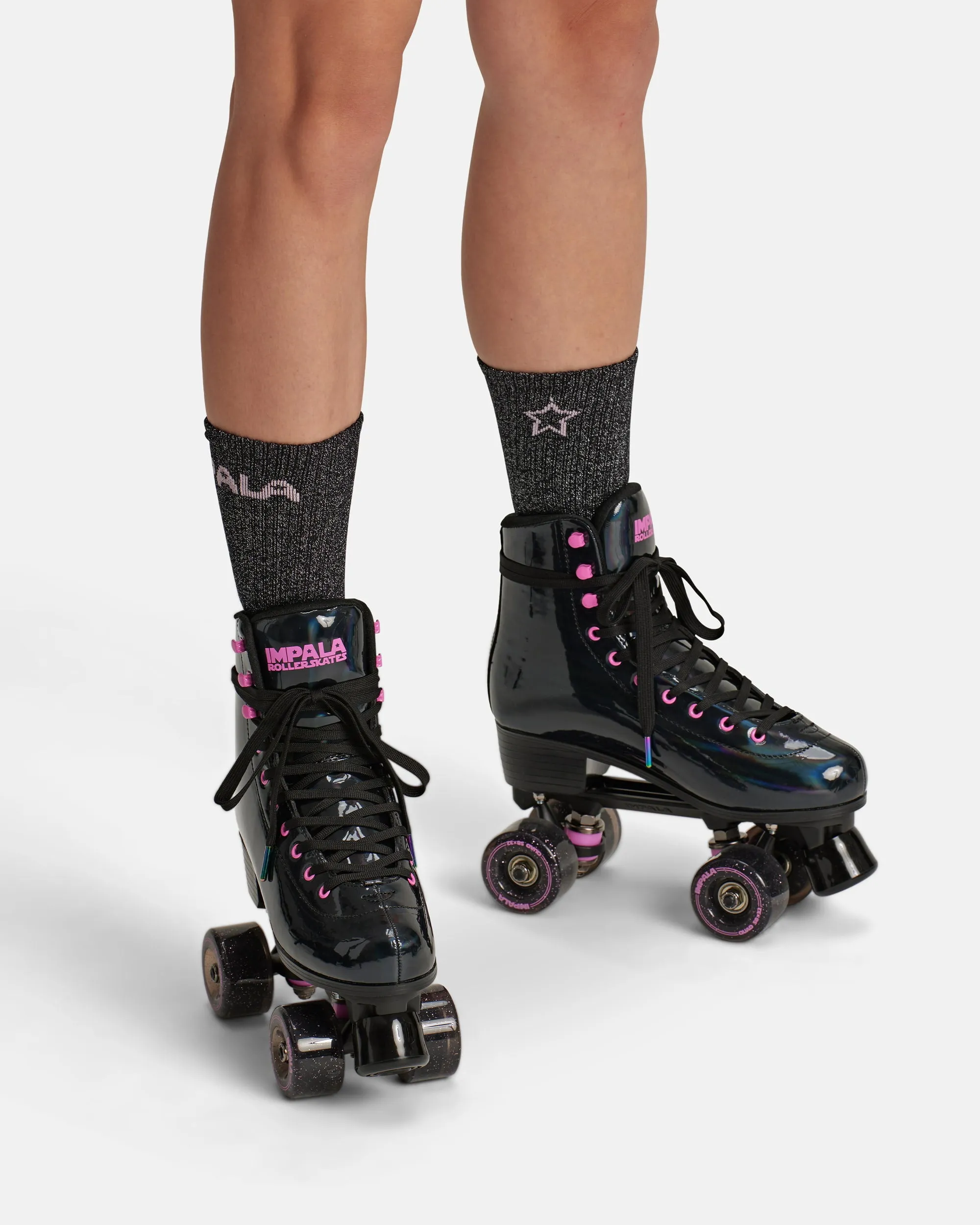 Impala Roller Skates - Black Holographic