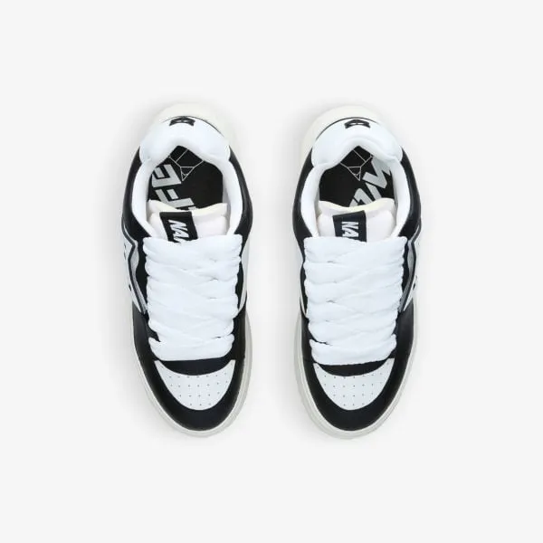Kosa Leather Low Top Naked Wolfe Sneakers, Black