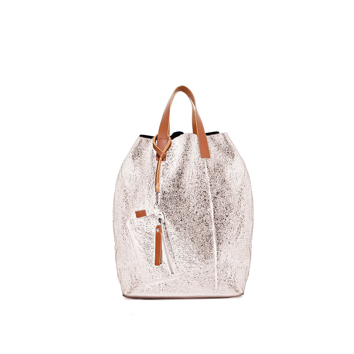 Linda Large Tote Metallic Pink Gold