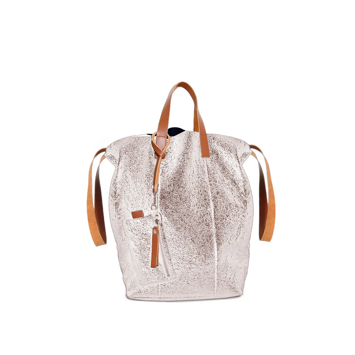 Linda Large Tote Metallic Pink Gold