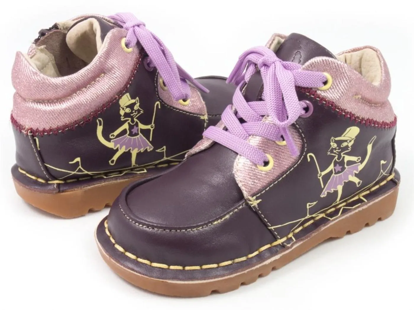 Livie & Luca Girls Kip Shoes in Dark Purple
