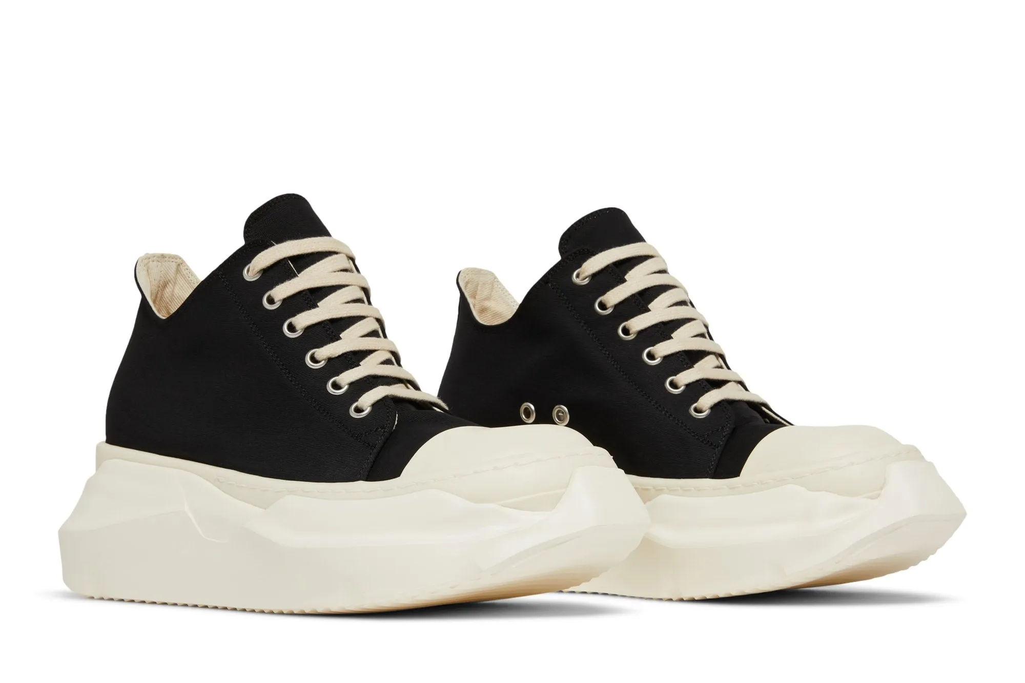 Low-top sneakers Rick Owens Wmns DRKSHDW Fogachine Cotton Nylon Abstract Low, black