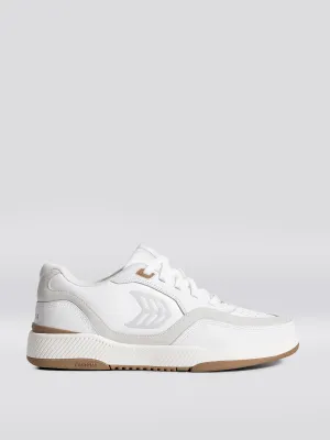 Low top white premium sneakers