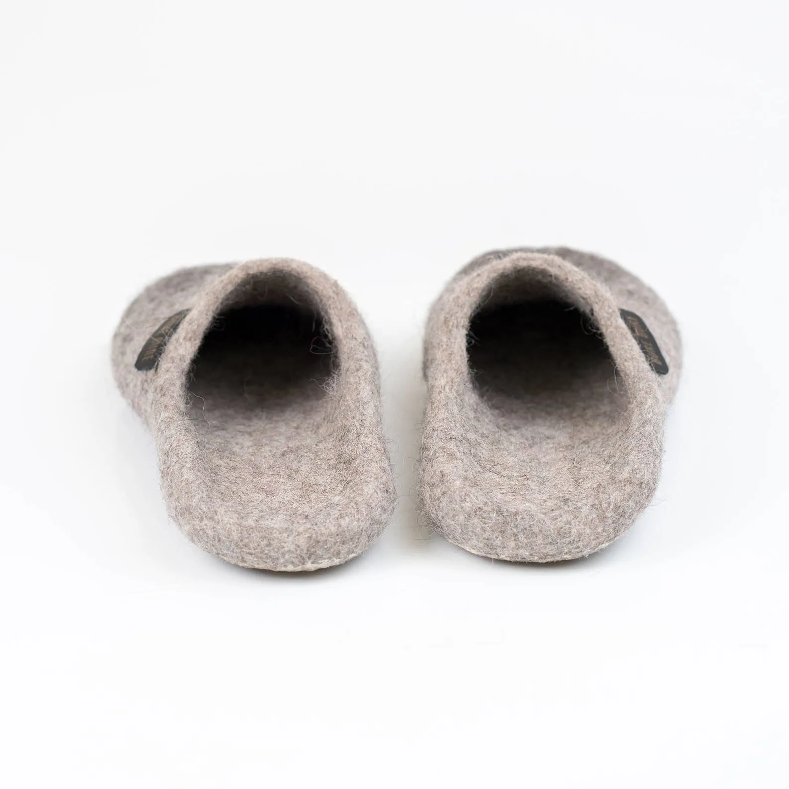 Men's Backless Slippers - Alpaca slippers