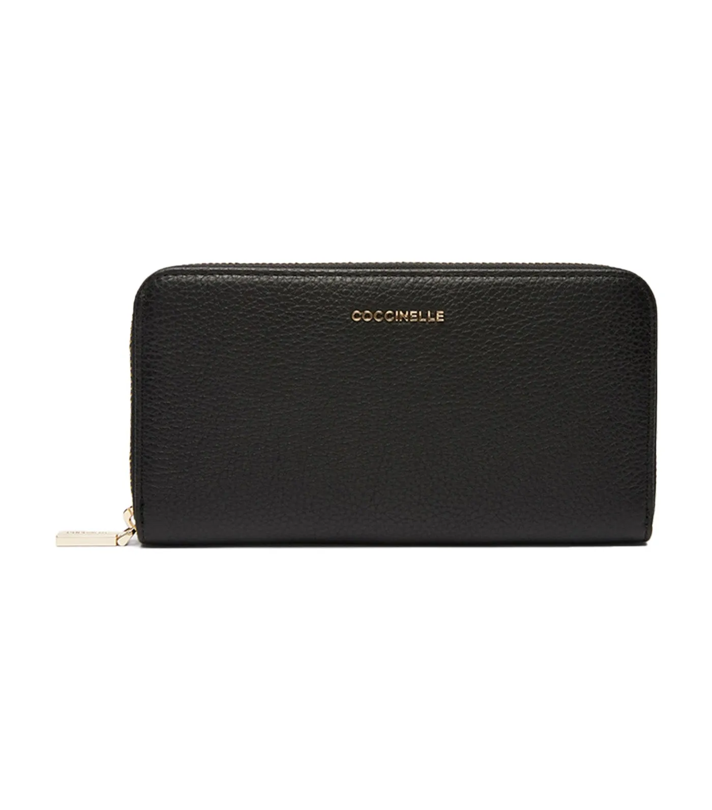 Metallic Soft Wallet Noir