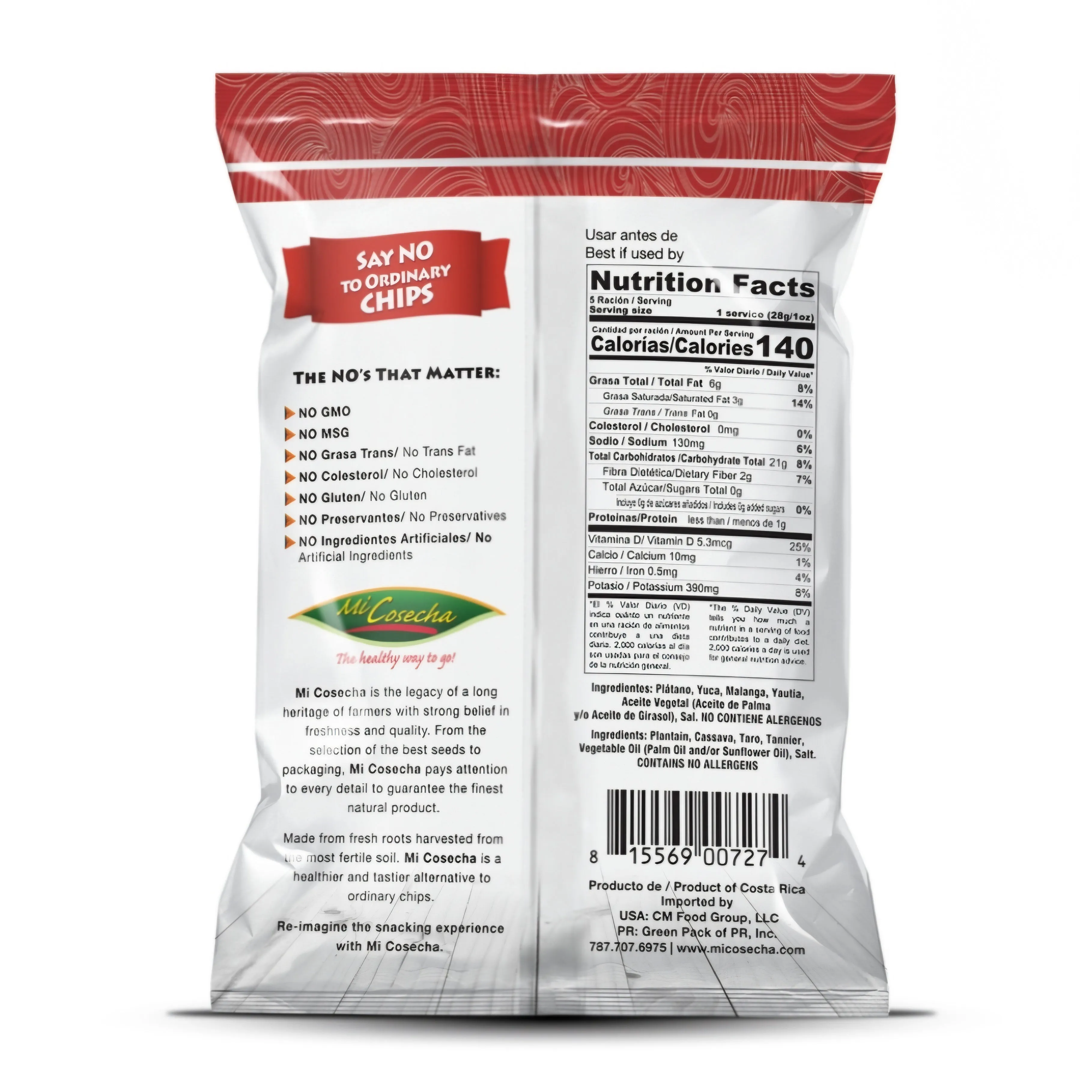 Mi Cosecha Mixed Chips (Sancochips) 5 oz.