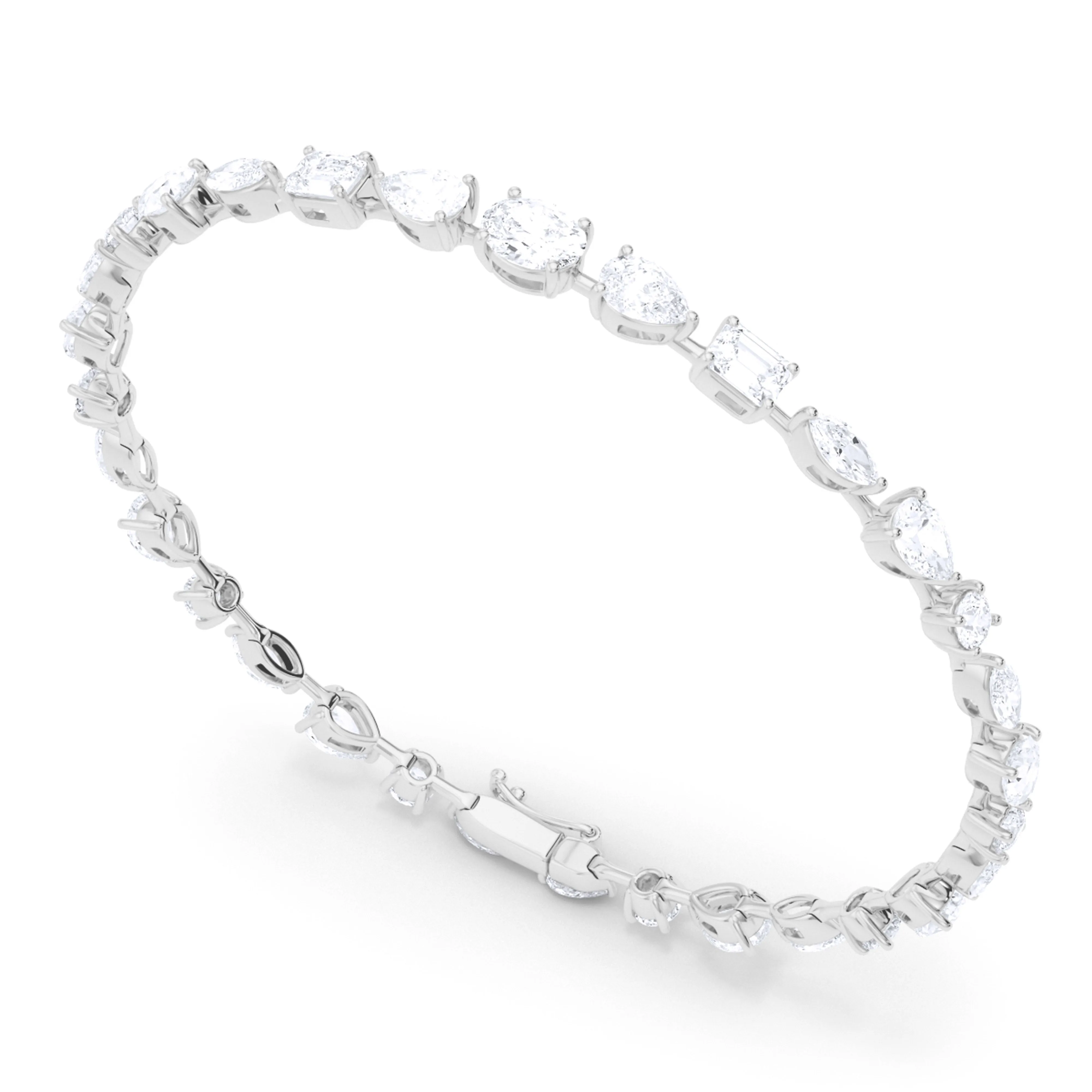 Mixed Diamond Bracelet