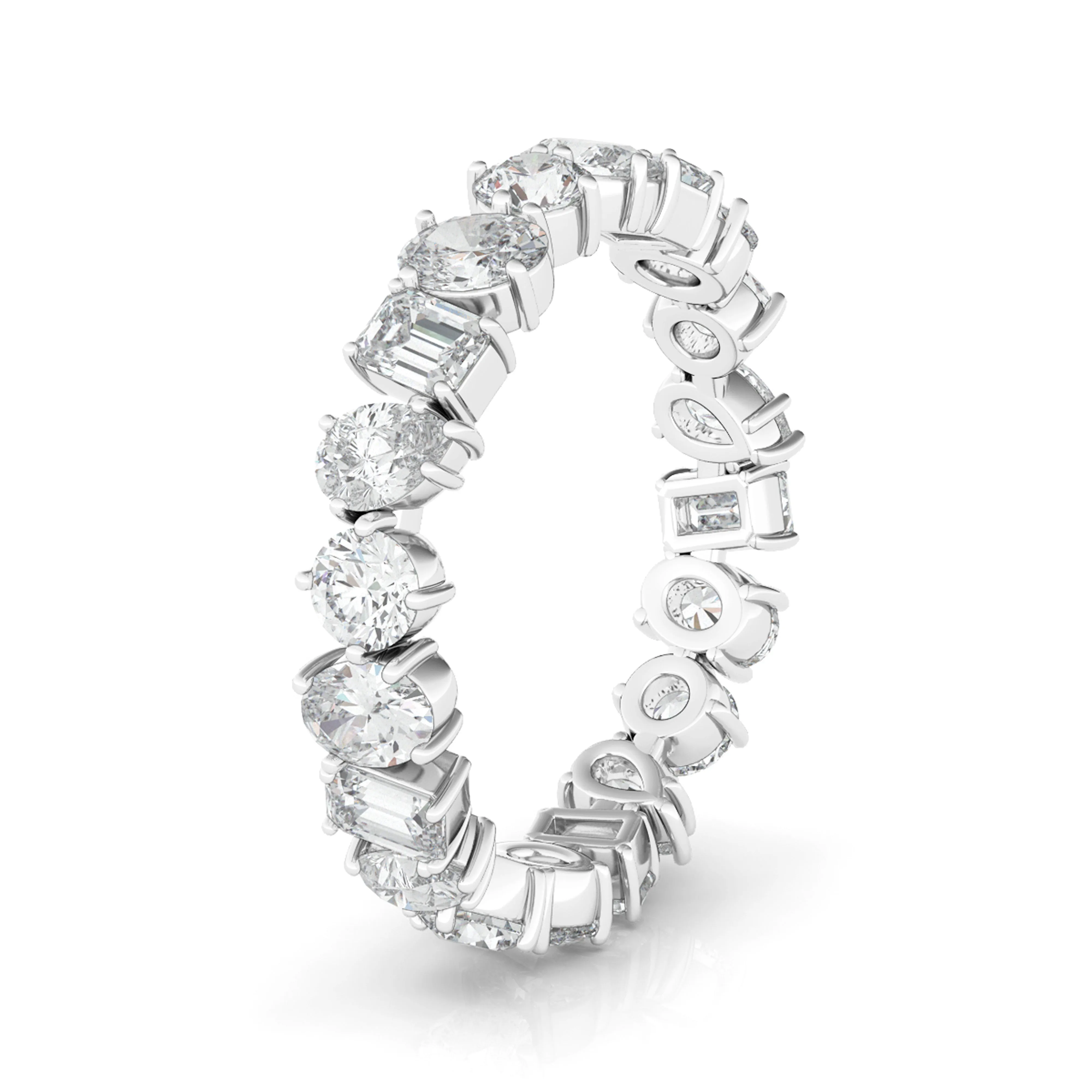 Mixed Diamond Eternity Band