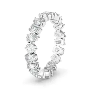 Mixed Diamond Eternity Band