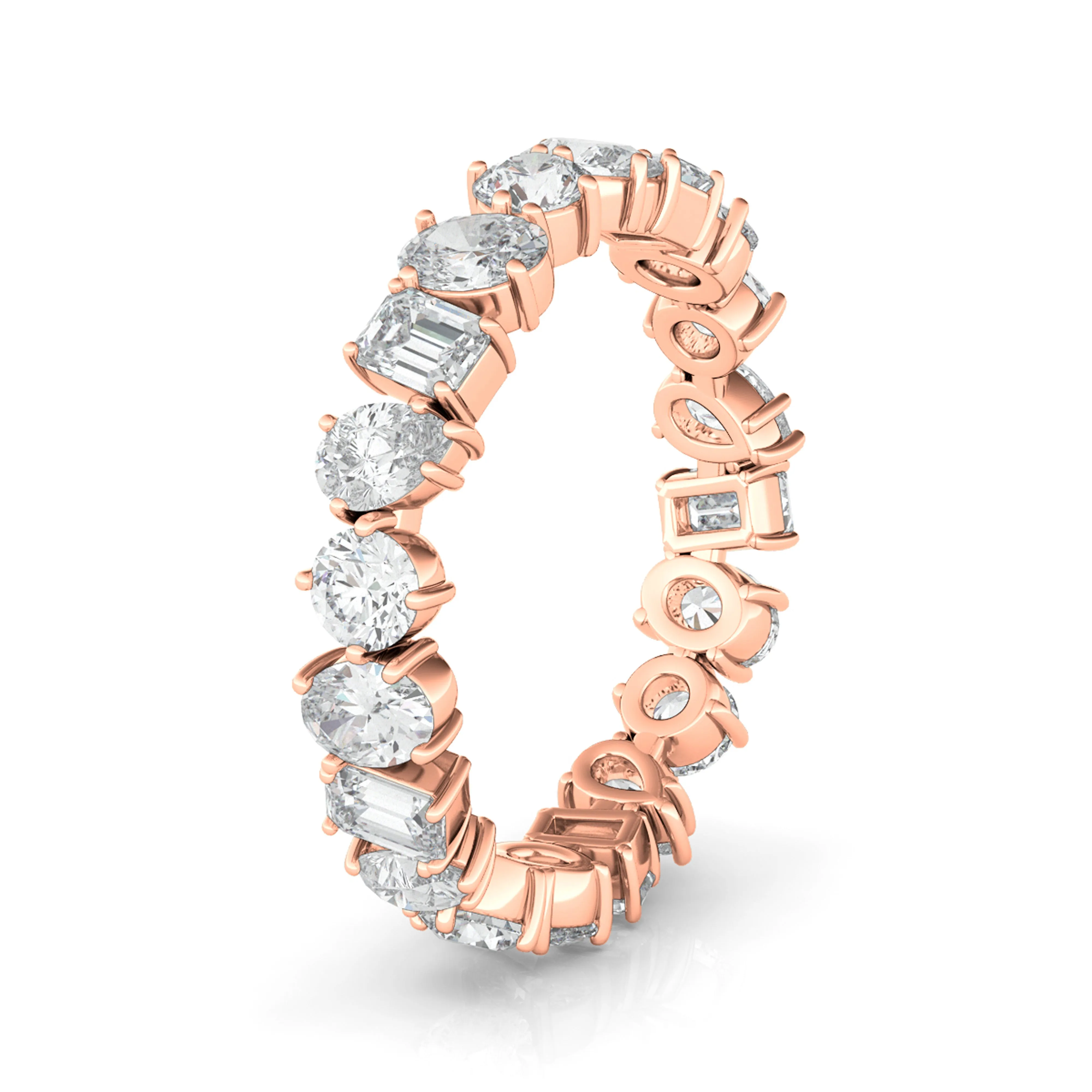 Mixed Diamond Eternity Band