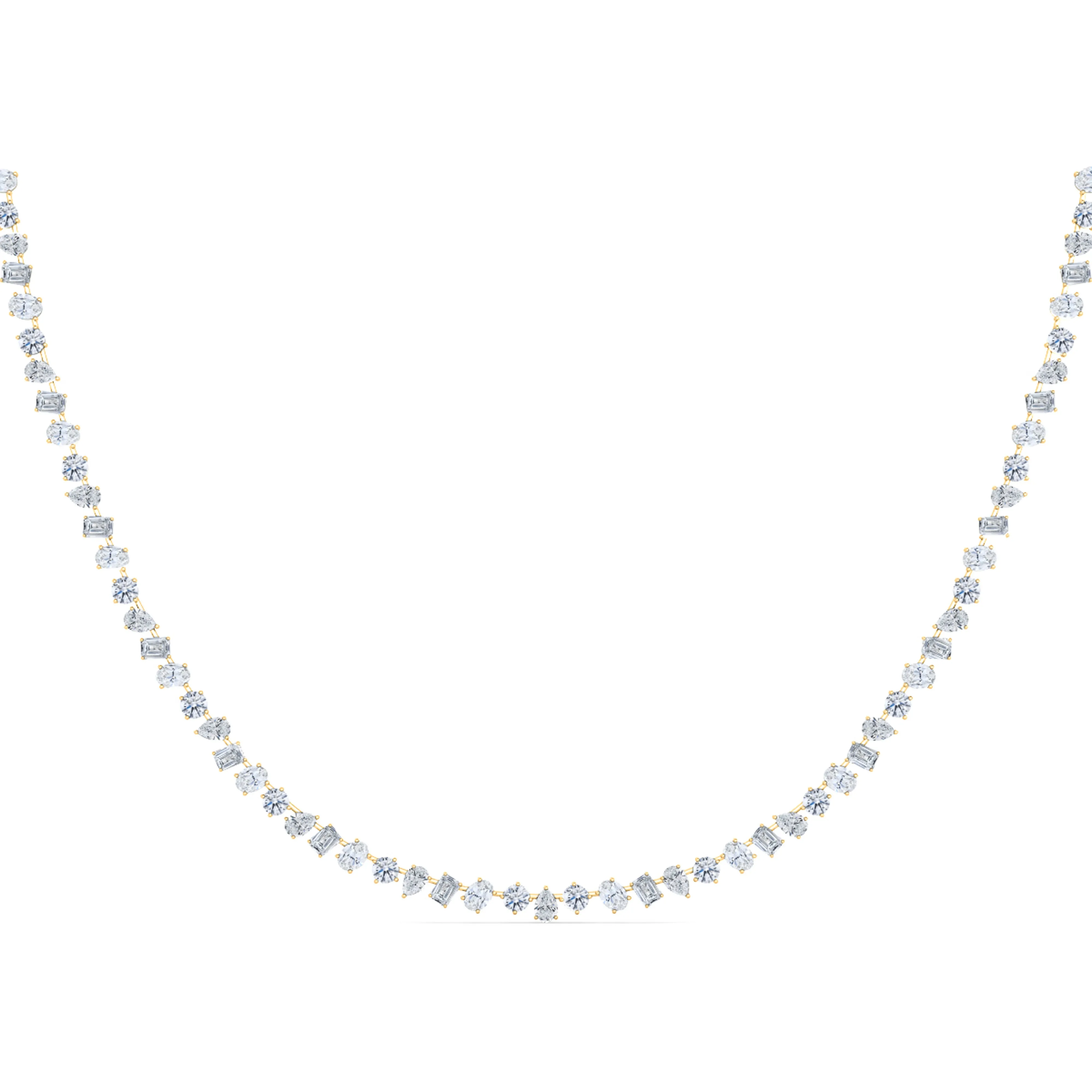 Mixed Diamond Necklace