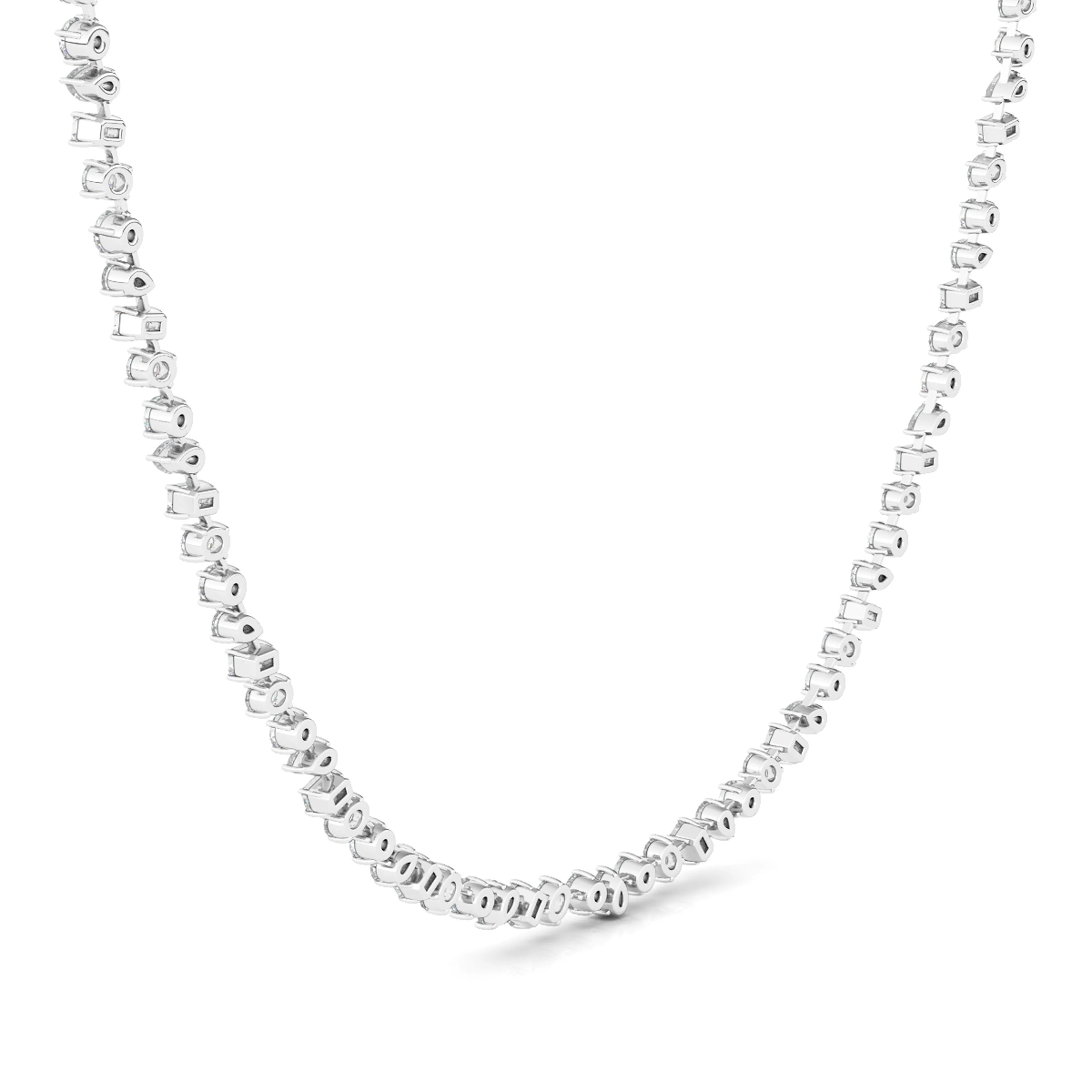 Mixed Diamond Necklace