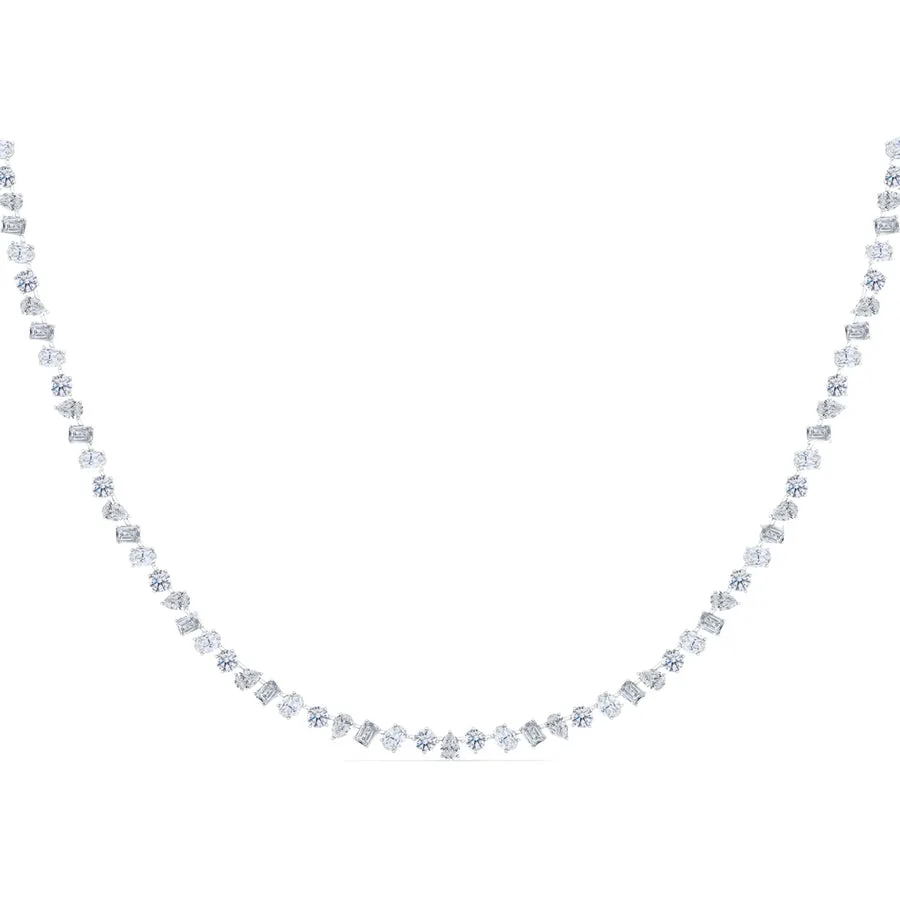 Mixed Diamond Necklace
