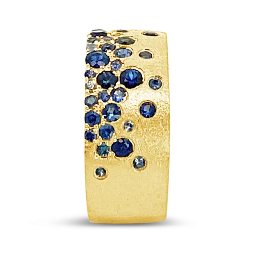 Mixed Sapphire Band Ring
