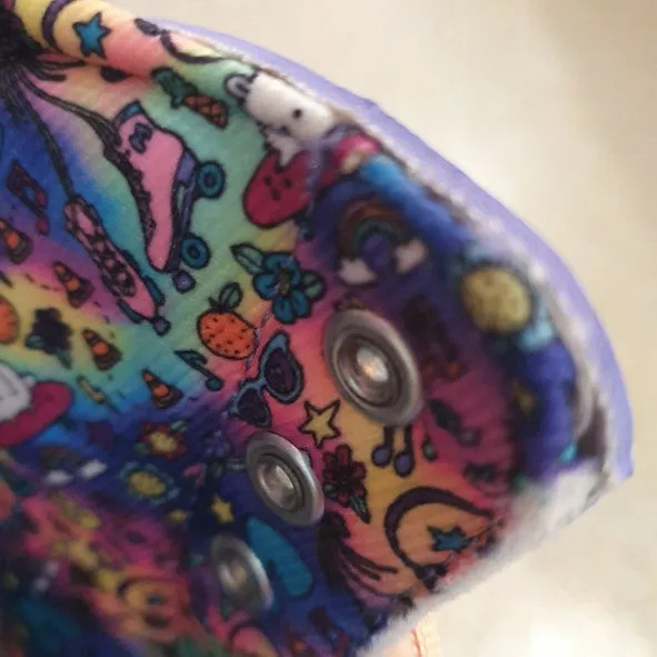 Moxi Beach Bunny Periwinkle Sunset Roller Skates
