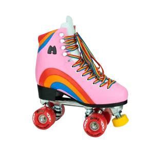 Moxi Rainbow Rider Pink Heart Skates