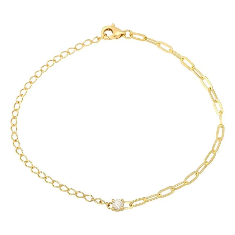 Multi Mixed Chain Link Bracelet