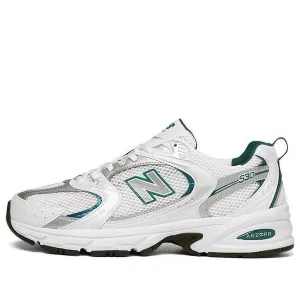 New Balance 530 'White Silver Metallic' sneakers, white