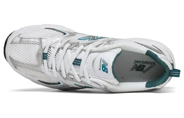 New Balance 530 'White Silver Metallic' sneakers, white