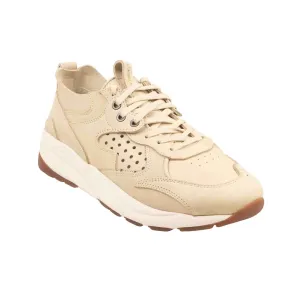NIB CASBIA Beige Skin Veloce Low Top Suede Sneakers Size 11/44 $438