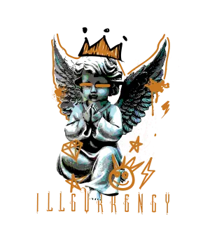 Nike Dunk Low "Reverse Curry" | Illcurrency White T-Shirt (Graffiti Angel)