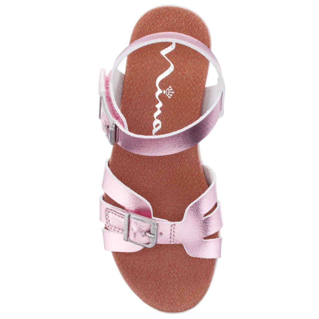 Nina- Lacey Pink Sandal