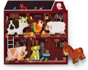 On The Farm 6pc Wooden Puzzle