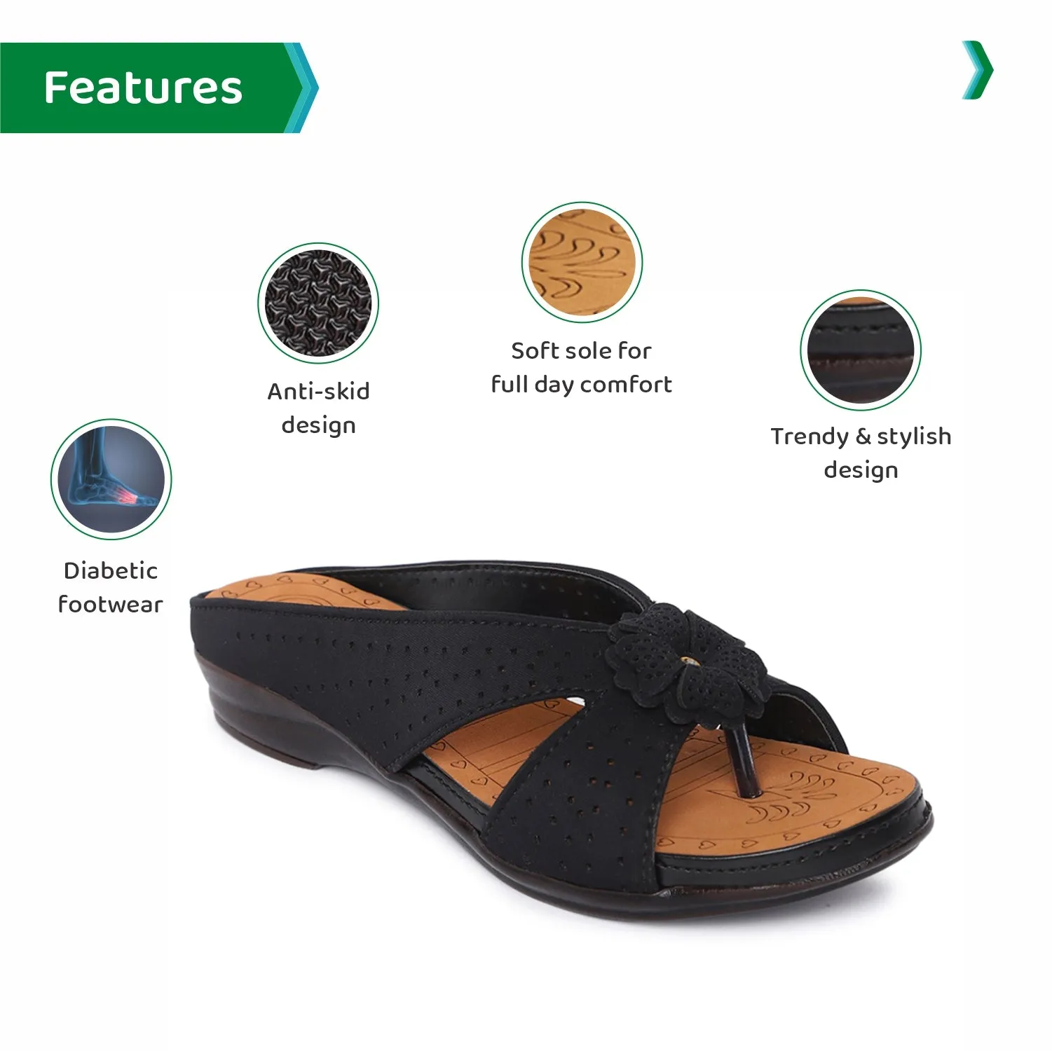 ORTHO JOY Fancy Doctor Slippers