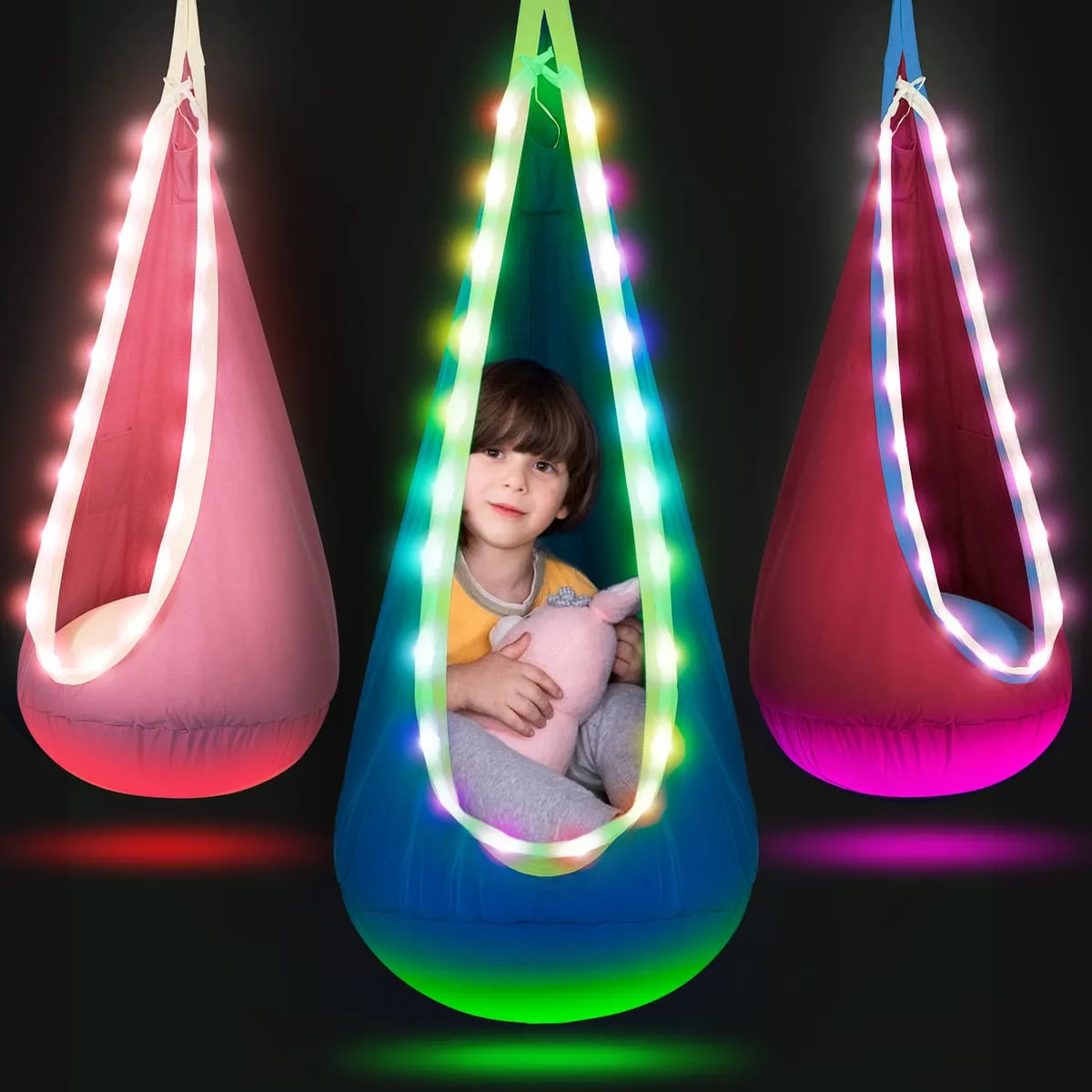Outree Light Up Kids Sensory Swing