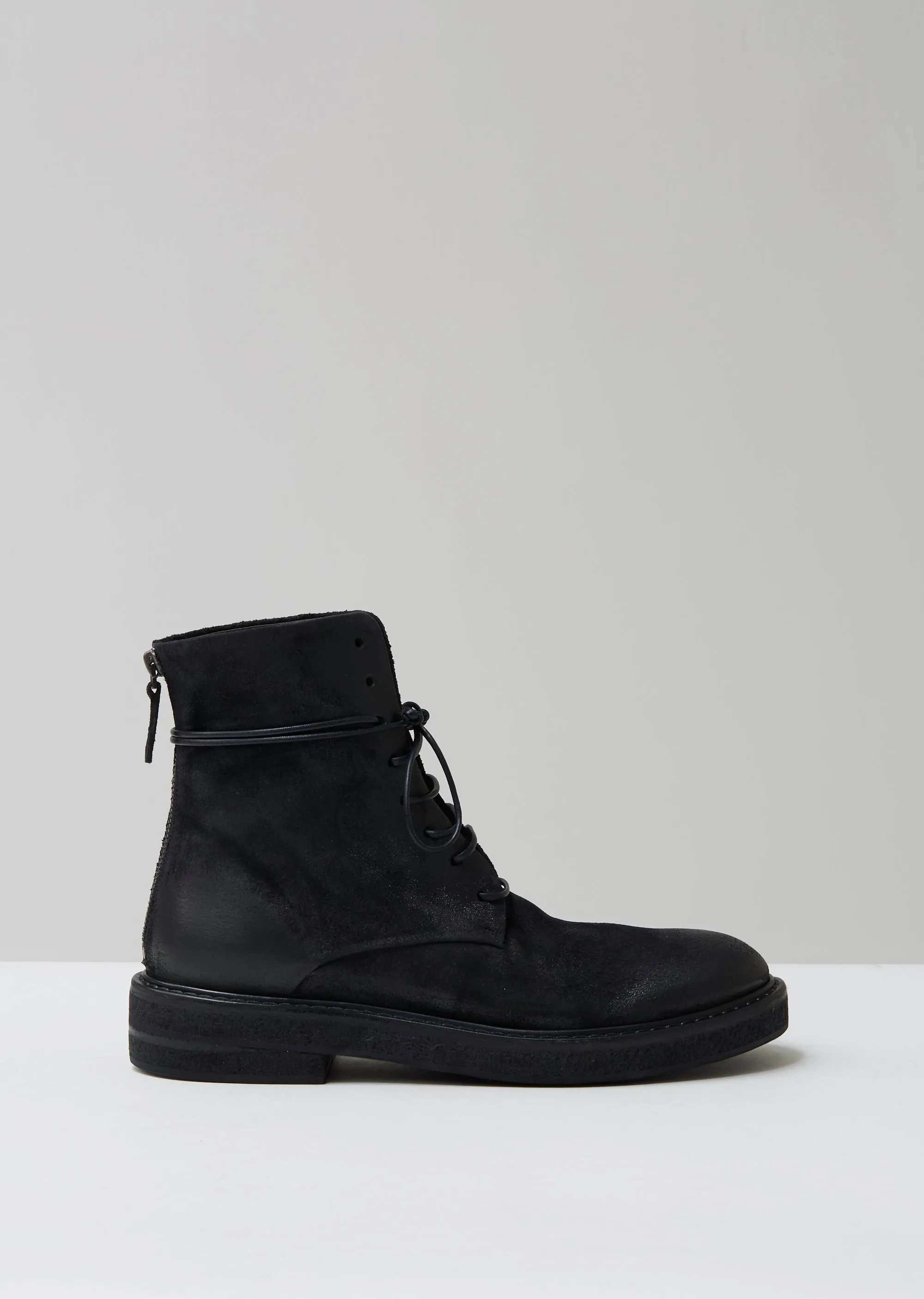 Parrucca Zip Lace Up Boots