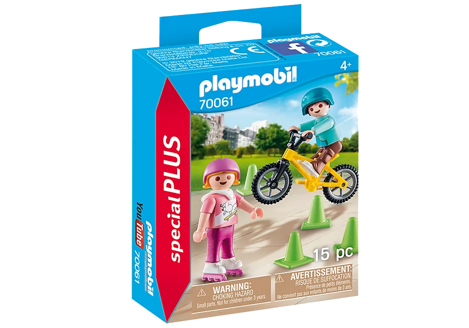 Playmobil Special Plus Children with Bike & Skates