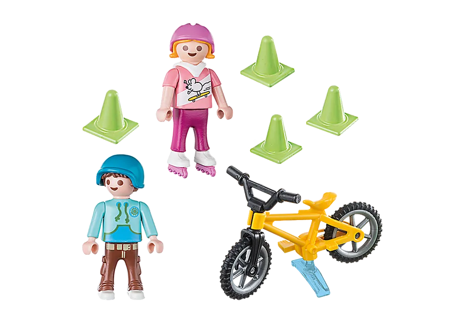 Playmobil Special Plus Children with Bike & Skates
