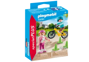 Playmobil Special Plus Children with Bike & Skates