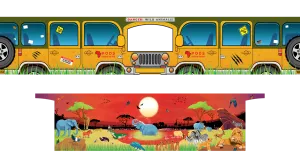 PODS Removable Theme Sunset Savanna Safari