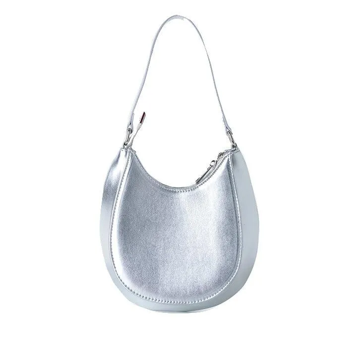 PUBLIC DESIRE THE METALLIC ZETA SILVER BAG
