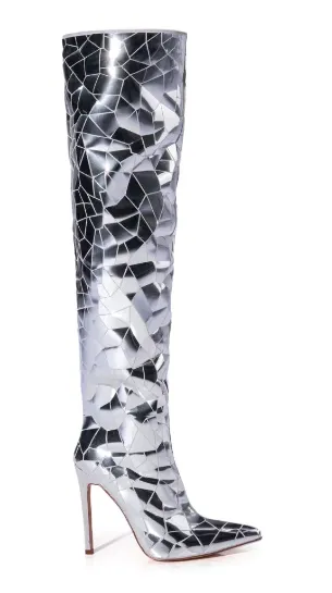 RENAISSANCE TOUR SHATTERED METALLIC STILETTO BOOT