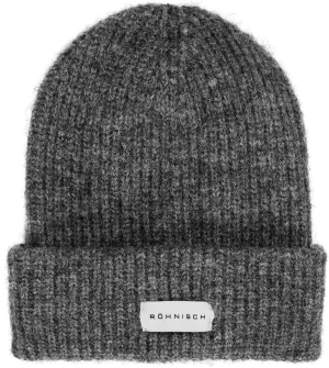 Röhnisch Chunky Beanie Grey Melange | Buy Röhnisch Chunky Beanie Grey Melange here | Outnorth