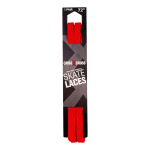 Riedell Criss Cross Skate Laces Skinny 3/8" Width - Red
