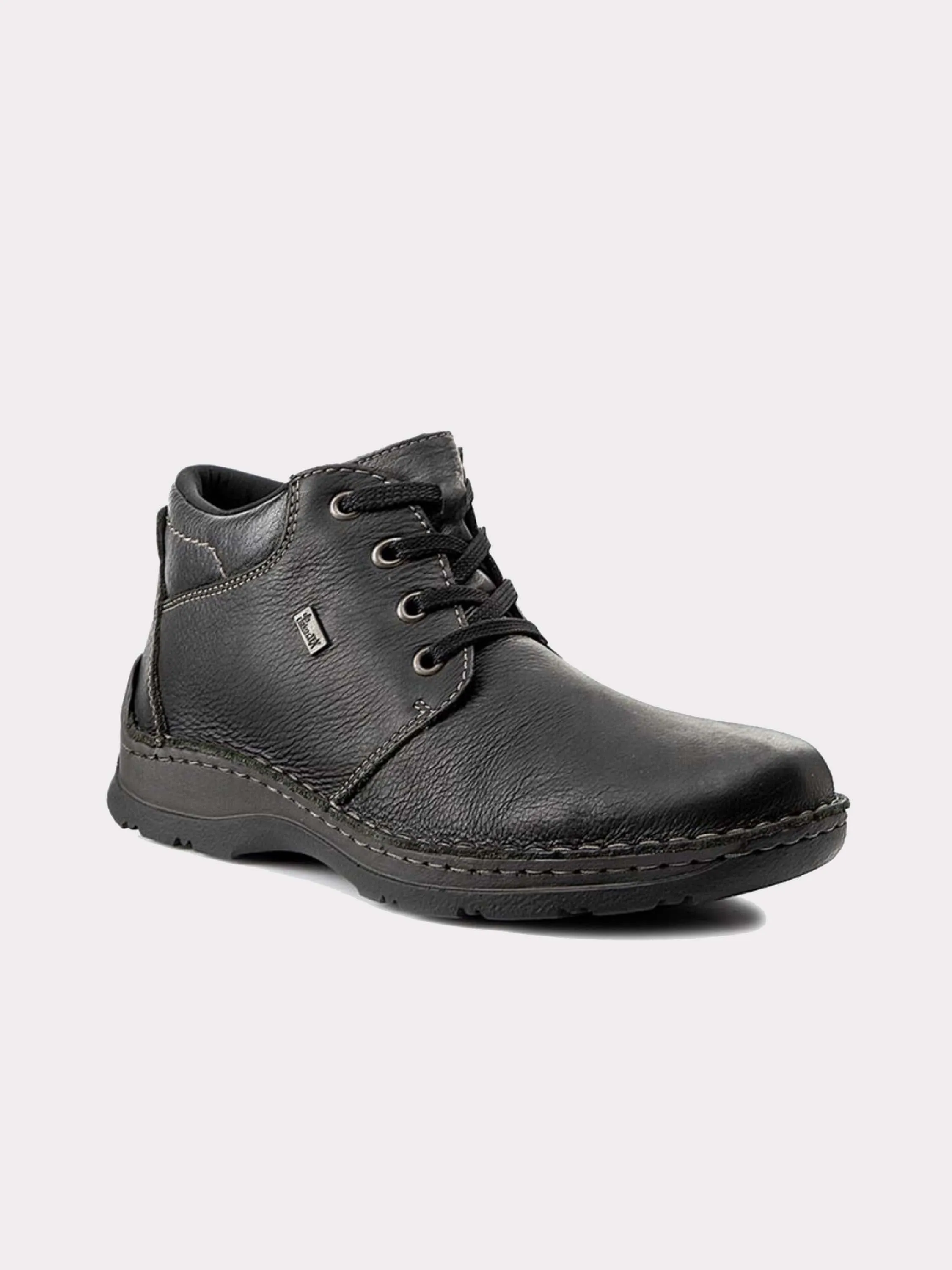 Rieker 05305 Men's Full Grain Leather Ankle Boots