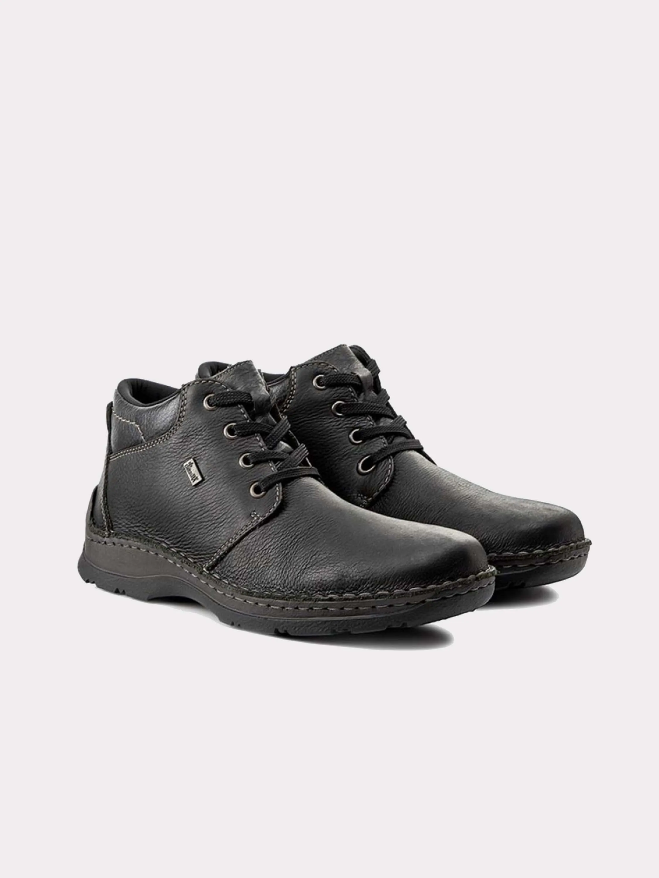 Rieker 05305 Men's Full Grain Leather Ankle Boots