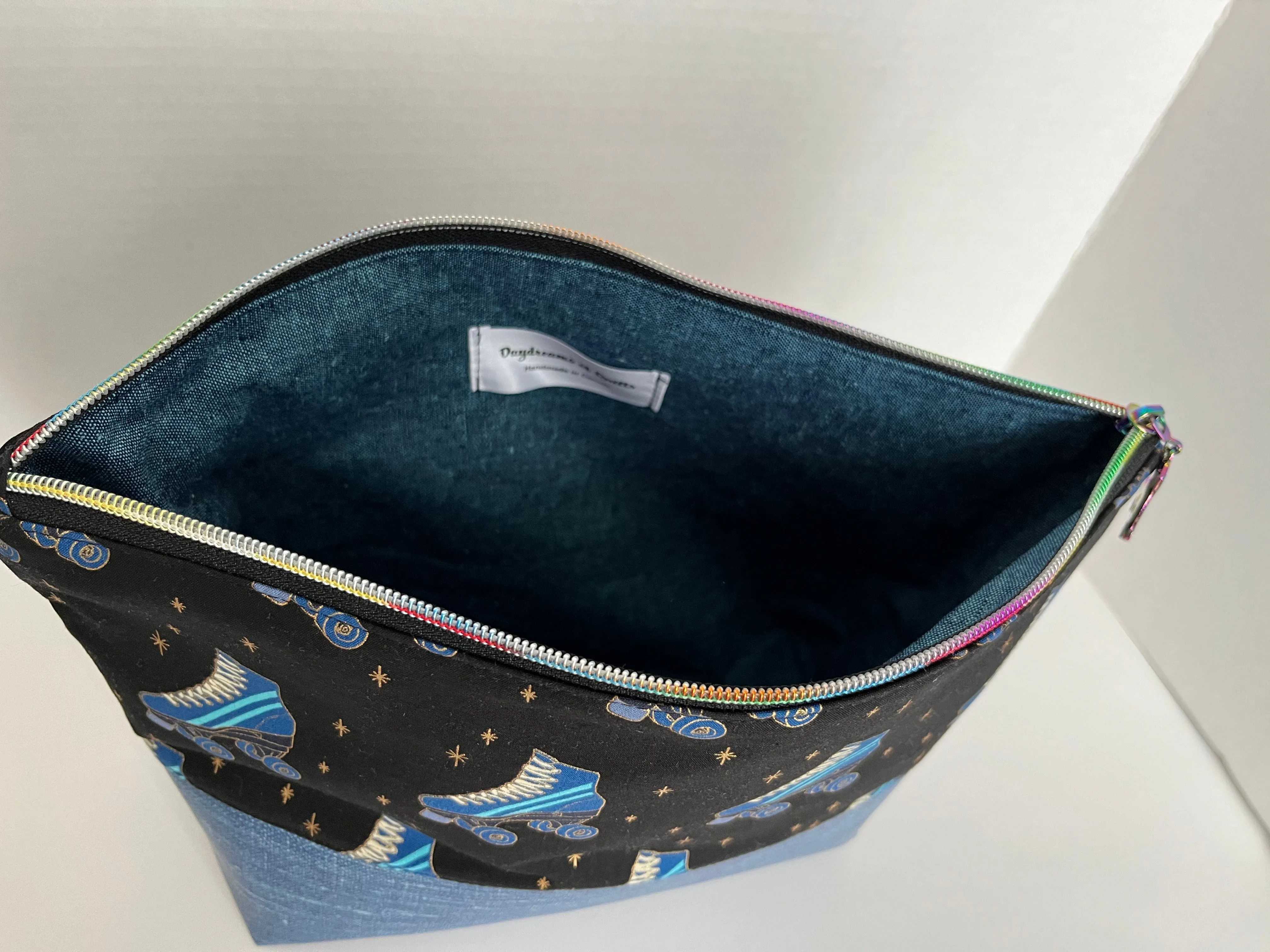 Roller Skates Large Cosmetics Bag,Toiletry Bag