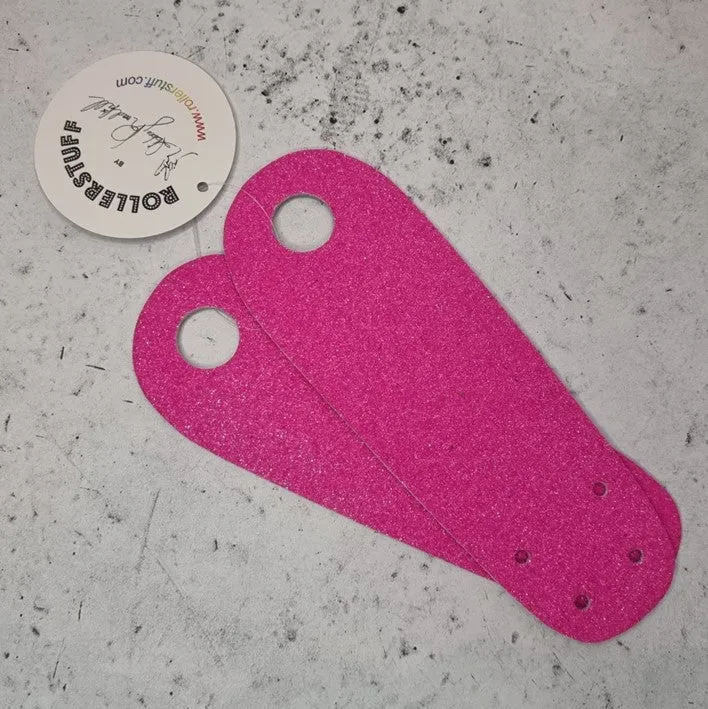 Rollerstuff Hot Pink Glitter Toe Guards