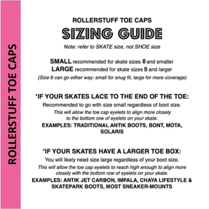 Rollerstuff Silver Leopard Glitter Toe Guards